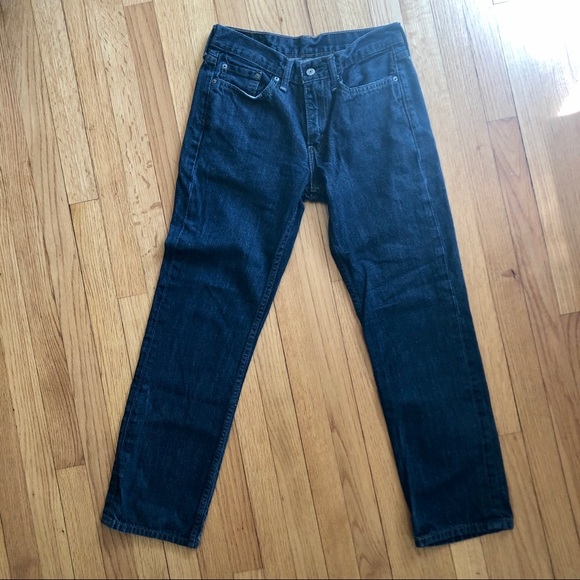 Vintage Levi’s 514 dark wash straight leg jeans - Picture 3 of 5